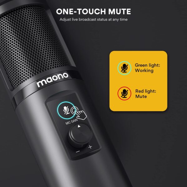 10l3cdmu Usb Microphone With One Touch Mute And