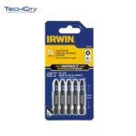 IRWIN IMPACT POWER BITS 1/4" 6.3MM X2