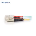 TECHCRAFT 10FT 10Gbps AQUA DUPLEX MULTI-MODE CABLE