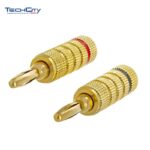 TECHCRAFT SPEAKER BANANA PLUG OPEN SCREW TYPE
