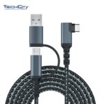 20FT USB-A TO TYPE-C BRAIDED CABLE