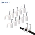 TELECOM FLAT WIRE MOUNTING CLIPS