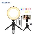 MACTREM USB SELFIE RGB RING LIGHT WITH PHONE HOLDER