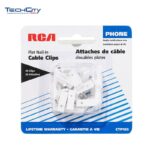 RCA BASEBOARD CABLE CLIPS