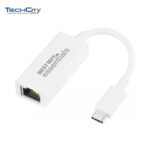 BESTBUY ESSENTIALS USB-C TO ETHERNET ADPATER (WHITE)