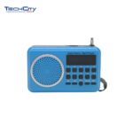 KCHIBO KK-M30A RECHARGEABLE MP3 PLAYER RADIO (BLUE)