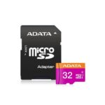 Adata AUSDH32GUICL10-RA1 SDHC/SDXC UHS-I U1 Micro SD Card 32GB C10 with Adpater