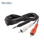 INSIGNIA 6FT.  3.5MM TO 2*RCA CABLE (BLACK)