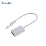 3.5MM MALE TO USB 2.0 MALE WHITE *30 DAYS WARRANTY