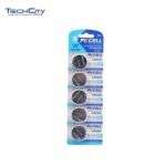 PKCELL 5PCS CR2450 3V LITHIUM BATTERY NON-RECHARGEABLE