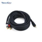 15FT. 2*RCA COMPOSITE MALE TO MALE CABLE BLACK