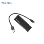 NVME M.2 SSD TO USB3.0 EXTERNAL ENCLOSURE BLACK