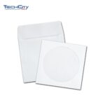 PAPER CD&DVD SLEEVE 100PCS/PACK WHITE