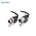 50FT. XLR MALE TO XLR FEMALE CORD (BLACK)