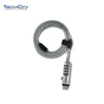 F&K TECH NOTEBOOK COMPUTER LOCK WITH CODE SILVER