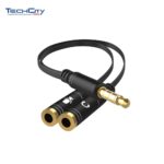 3.5MM 4 POLE HEADSET+MIC SPLITTER *30 DAYS WARRANTY