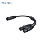 XLR MALE TO 2XLR FEMALE *30 DAYS WARRANTY