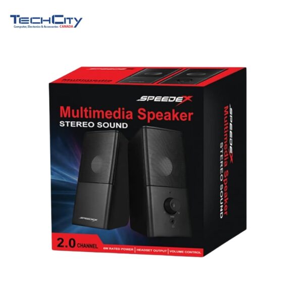 SPEEDEX STEREO MULTIMEDIA SPEAKER ES501 BLACK
