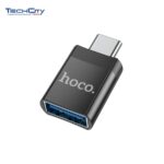 HOCO UA17 2-IN-1 USB2.0 IP&USB-C MALE TO USB FEMALE ADPATER (BLACKA)