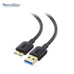 3FT. USB-A 3.0 MALE TO MICRO USB FOR EXTERNAL HDD MALE CORD