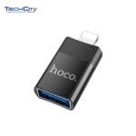 HOCO UA17 USB2.0 IP MALE TO USB FEMALE OTG (BLACK)