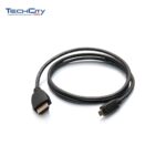 6FT. MICRO HDMI MALE TO HDMI MALE CABLE BLACK
