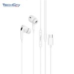 HOCO M101 PRO TYPE-C WIRED EARPHONES WHITE