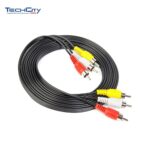 10FT. 2*RCA COMPOSITE MALE TO MALE CABLE BLACK