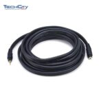 15FT. 3.5MM STEREO MALE TO FEMALE CABLE BLACK