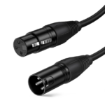 10FT. XLR MALE TO XLR FEMALE BLACK