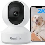 Reolink E1 Smart Wi-Fi Indoor Home Security Camera, Pan/Tilt, 360 Rotation, 2-Way Audio, SD Card Option
