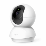TP-Link Tapo C200 1080p Full HD Pan/Tilt Home Security Wi-Fi Camera, Person Detection, Two-Way Audio, Night Vision up to 40ft, Baby Crying Detection, Local microSD Storage, Customizable Block Zones, 360 Field of View, Cloud Storage Supported