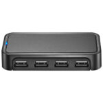 BestBuy Essentials 4-Ports Powered USB Hub (BE-PH2A4AP-C) - Black