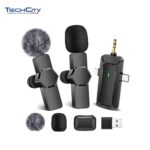 Nofin Wireless Lavaliar Microphone for iPhone - Black