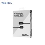 BestBuy Essentials 6ft. (1.8m) Display Port to HDMI Cable (BE-PCDPHD6-C) - Black