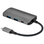 Insignia 4-Port USB-C Hub (NS-PH541MD24-C) - Gray