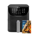 COSORI Pro Gen 2 Air Fryer 5.8QT, Upgraded Version with Stable Performance & Sleek New Look, 13 One Touch Functions, 100 Paper & 1100 Online Recipes, Dishwasher-Safe Detachable Square Basket, Black