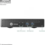 Refurb. HP EliteDesk 705 G2 Mini PC (AMD Pro A10-8700B-8GB/256GB-Win11 Pro)