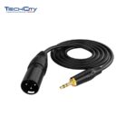 3m XLR Male to Male Cable - Black