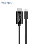 BestBuy Essentials 6ft. USB-C to HDMI Cable Up to 4K at 60Hz (BE-PC3CHD6-C) - Black