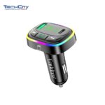 Earldom M104 3.1A Wireless Car MP3 Player with USB+USB-C Port - Black