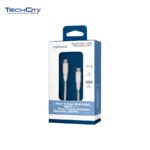 Insignia 4Fft. USB-C Braided Cable 60 Watts at 480Mbps (NS-MC5CC4W24-C) - White