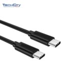 3Ft. USB-C to USB-C Fast Charging Cable (3A) - Black
