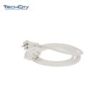 M&M 6ft. 3-Outlet Extension Cord - White