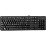 Open Box Insignia Wired Keyboard 104 Keys - Black