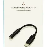 LBT132 USB-C Male to 3.5mm Headphones Female Adpater - Black